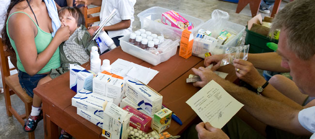 Peru, Amazon Hospital Boat