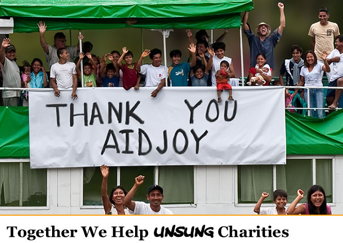 AidJoy helps philanthropic heroes solve dire problems ranging from human rights to environmental devastation.