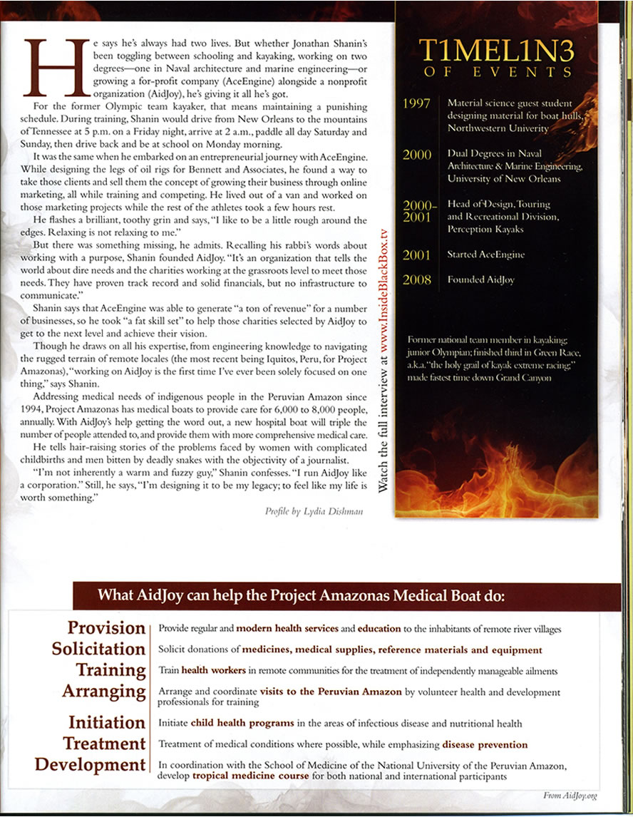 The Jonathan Shanin Story