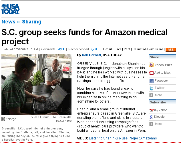NGO AidJoy featured in USA Today